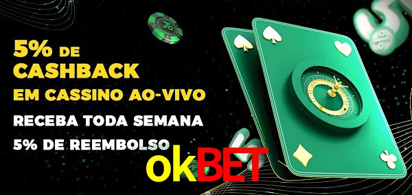 Promoções do cassino ao Vivo okbet